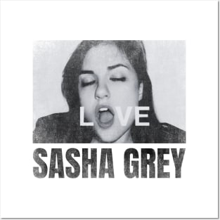 Sasha love simple urban black n white Posters and Art